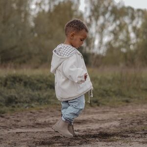 Stylish Hooded Corduroy Kids Jacket